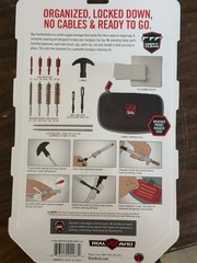 Real Avid Gun Boss Handgun Cleaning Kit .22-.45 Cal With Case