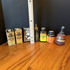 Lot Vintage HOPPE’S And OUTERS Gun Cleaning items – Solvent, Oil, Cloth And More