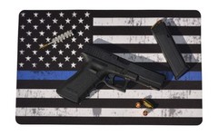 Rogue River Tactical Thin Blue Line Flag Gun Cleaning Mat Bench Pad Gift for …