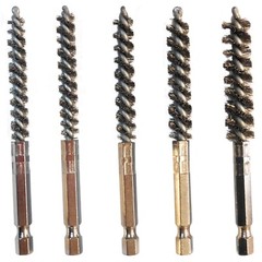 Hightbrush Nylon, Stainless Steel and Brass Brush 2″BL 4″OL, 6-38mm dia for Guns