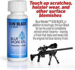 Professional Gun Black – 2 oz Firearm Refinishing Kit with Matte & Glossy Finish