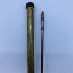 Antique Brass C.M. Powers Rifle Cleaning Rod Faries Decautur, IL 1896