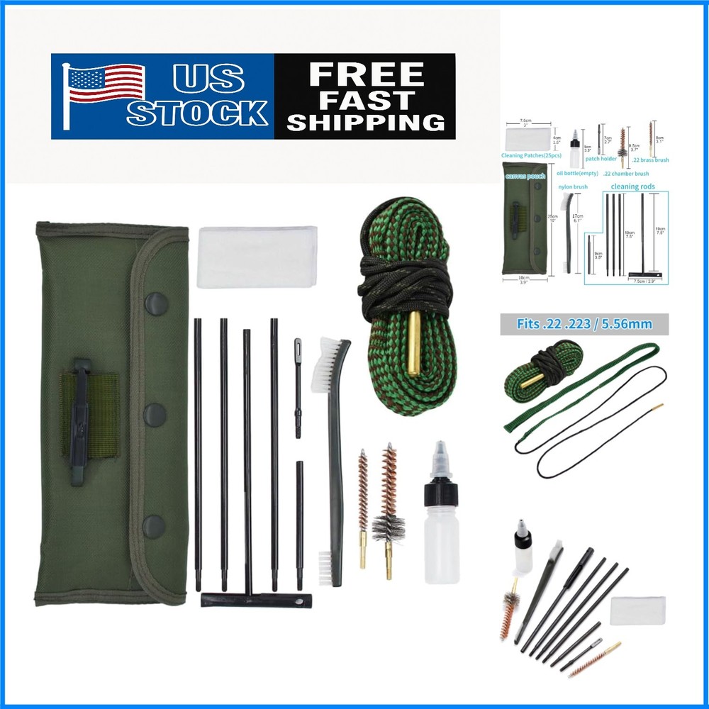 Comprehensive .22 Gun Cleaning Kit – Portable, Lightweight & Versatile Tools