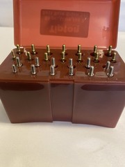 Tipton Beat Brass Gun Cleanings Brush Set Of 26 PCs Excellent Condition.