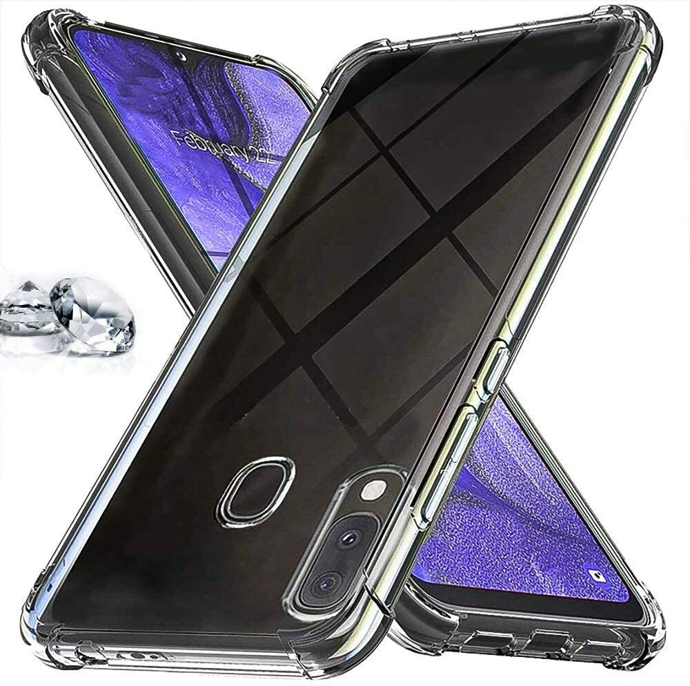 Case for Samsung Galaxy A30, Galaxy A20 Case Clear Soft TPU Bumper Protection