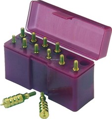 Tipton 749245 13-Piece Solid Brass Jag Set Multi-Caliber w/ Storage Box