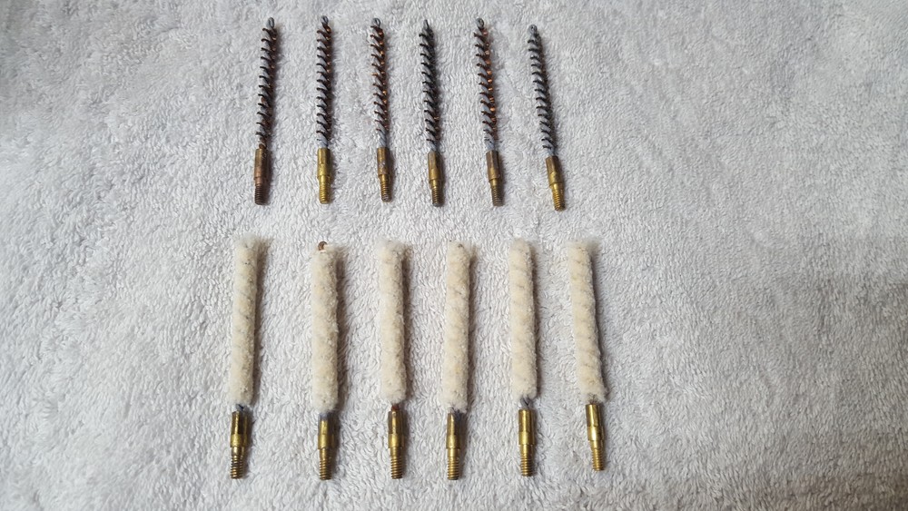 Bore Cleaning Brushes and Swabs for .17 Caliber Guns 177