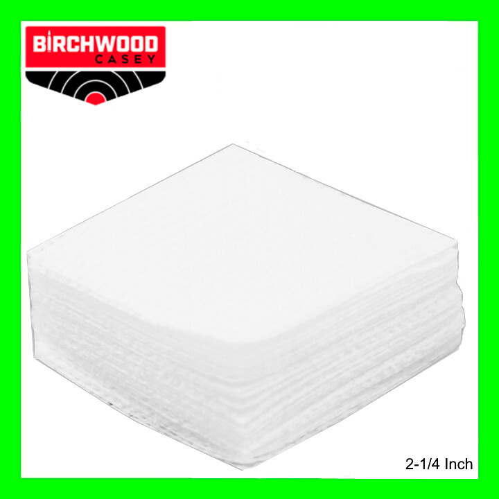 Birchwood Casey Gun Cleaning Patches 500 Pack For .38-.45 cal 2-1/4″ Square