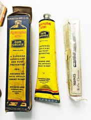 Nice Lot Of Marbles Gun Maintenance Items Solvent Grease Patches Oil Etc