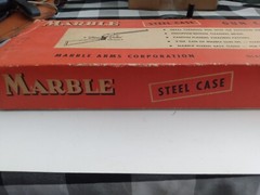 Vintage Marbles .30 cal Cleaning Kit Steel Case With Cardboard Slip Cover LOOK!
