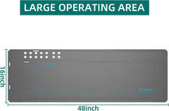 Gun Clean Mat Magnectic for All Guns Extra Large 48″X16″ for Rifle Anti-Slip Rub