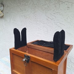 Outer Universal Wood Gun Cleaning Kit Box For Rifles Handguns Shotguns Complete
