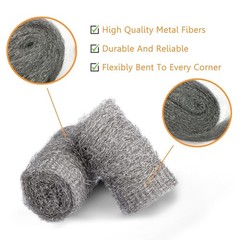 High-Quality 0000 Steel Wool Roll Kit – Safe Mouse Guard for Indoor & Outdoor