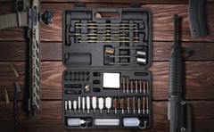 Swiss+Tech Pistols Rifle Gun Cleaning Kit Metal Brushes Gun Cleaning Tool Set US