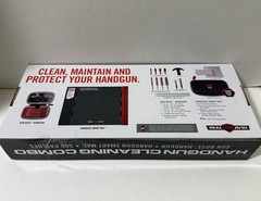 REAL AVID HANDGUN CLEANING COMBO: GUN BOSS HANDGUN / SMART MAT /CLEANING PATCHES