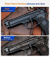 CLP Gun Cleaning Oil Kit-Includes 3.4Oz Gun Oil 2Oz Needle Lubricant, Gun Brushe