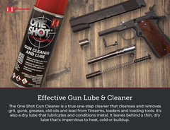 Hornady 99901 One Shot Gun Cleaner Aerosol Spray with DynaGlide Plus (10 fl oz