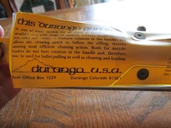 34″ Durango 1pc Gun Cleaning Rod – Mint in Sleeve – Setup for Shotgun Cleaning