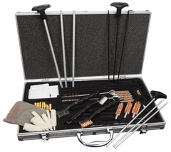 Hoppes Premium Gun Cleaning Kit in Aluminum Briefcase Style Carrying Case UACPR