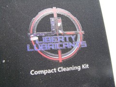 Liberty Lubricants Compact Cleaning Kit Gun Lube .40/10mm Pistol Black Zip Case