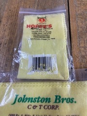Hoppe’s Johnson Brothers WAX TREATED GUN CLOTH 2-PACK Clean Polish Protect
