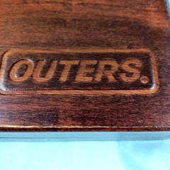 Deluxe Gun Cleaning Kit Outers Wooden Case Bronze Brushes-No Solvent or CD