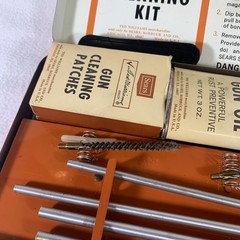 Vintage 1960’s Sears Ted Williams Rifle Cleaning Kit Metal Case