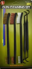 5 Gun Rifle Cleaning Set includes 3 Brushes & 2 Double-Ended Picks SE 7624BC