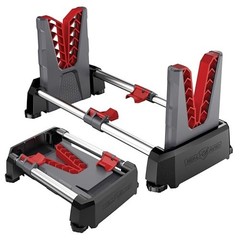 Collapsible Adjustable 10″-16″ Cleaning Stand | Portable Lightweight Vise for Ri
