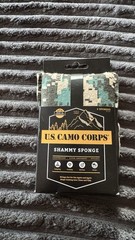 U.S. Camo Corps Shammy Sponge 2 Sponges 3 X4 1/4