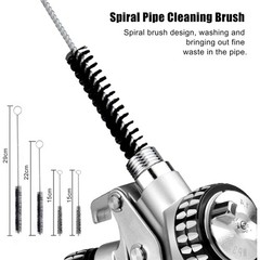 17pcs Multi-Purpose Spray Gun Cleaning Kit,Nylon Brushes Paint Gun Cleaning…