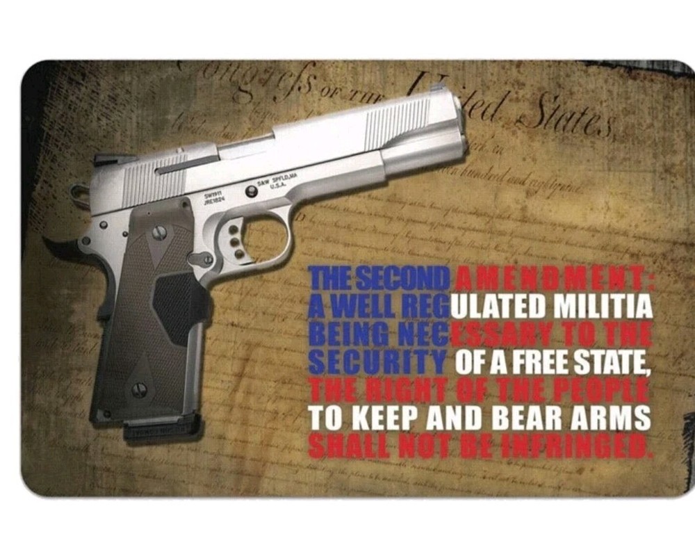 TekMat Patriotic Gun Maintenance Cleaning Mat Washable 11″ X 17″ 2nd AMMENDMENT