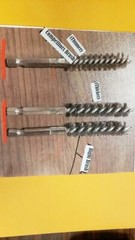5B819 industrial tube cleaning brush 1/4” hex 5 piece 8,11,13,15,19mm brass