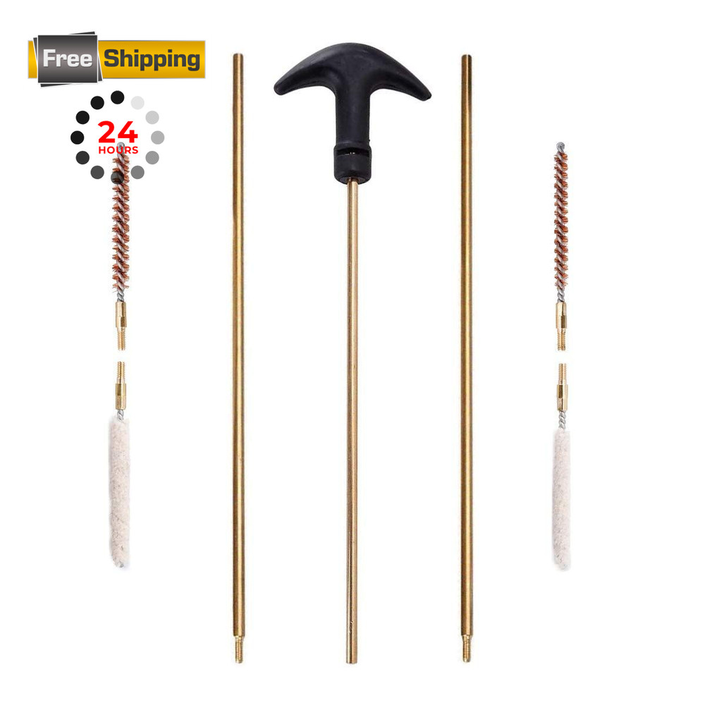 Rifle Gun Barrel Cleaning Kits for .177/.22 (4.5/5.5mm) Caliber, Bore…