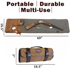Gun Cleaning Mat – Heavy Duty Waxed Canvas Rifle & Pistol Cleaning Mat, Weather-