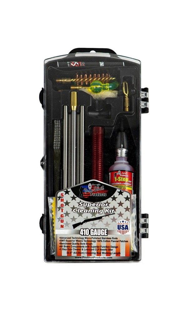 Pro-Shot 410 gauge Shotgun Classic Cleaning Box Kit – S410KIT