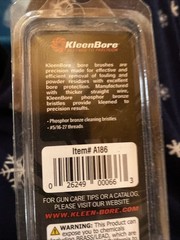 1- Kleenbore Nylon Bore Brushes 12 Gauge A186