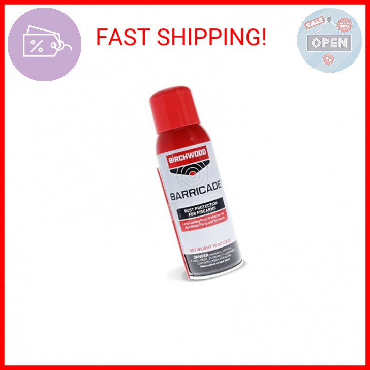 Birchwood Casey Barricade Rust Protection Aerosol | Effective Long-Lasting Anti-