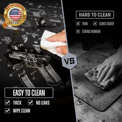 Gun Cleaning Mat 20″×12″ – Thick Protection, Leak-Proof Surface, Non-Slip Oil Re