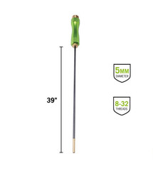 Breakthrough 5mm Carbon Fiber Rifle Cleaning Rod 39 Inch .22-.50 Cal BT-CFRR-39