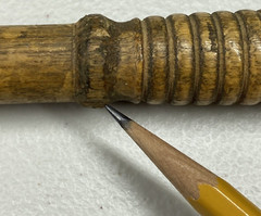 Vintage Wood & Brass 3 Piece Shotgun Cleaning Rod With Soft Tip