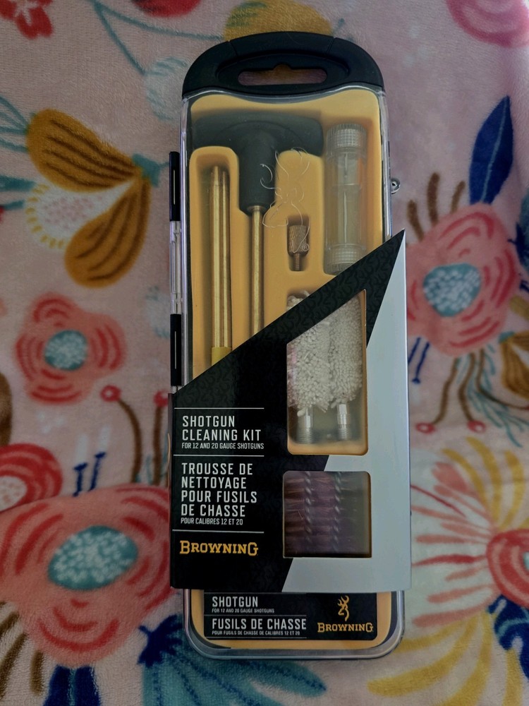 Browning Shotgun Cleaning Kit 12 & 20 Gauge Gun Cleaning Set in Case NEW