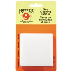 Hoppe’s No. 9 Synthetic Gun Cleaning Patchs 60 Pack .22 to .270 Caliber 1202