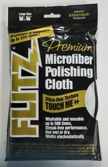 MC200 FLITZ PREMIUM MICROFIBER POLISHING CLOTH – 16″x16″ – NEW – FREE SHIP!