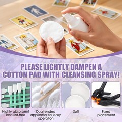 Trading Card Cleaning Kit Includes Polishing Paste and Spray for Surface Care