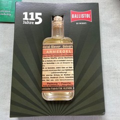 New Ballistol 115 Jahre Years Anniversary Edition Glass Bottle Commemorative Box