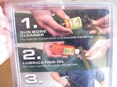 Hoppe’s “1-2-3 Done!” Shotgun Cleaning Kit for 20 Gauge with Bore Snake