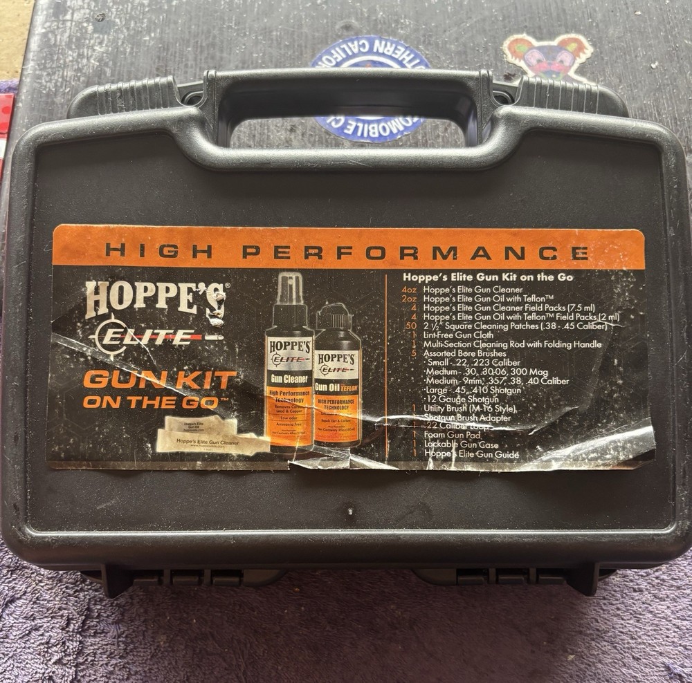 Hoppe’s Elite Gun Care On-The-Go Cleaning Kit-EGCOTG