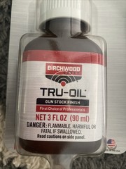 NEW 2 Bottles Birchwood Casey TRU-OIL Gun Stock Finish Restoration Wood