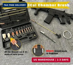 Gun Cleaning Kit Universal Supplies for Rifle Pistol Shotgun with Portable Carry